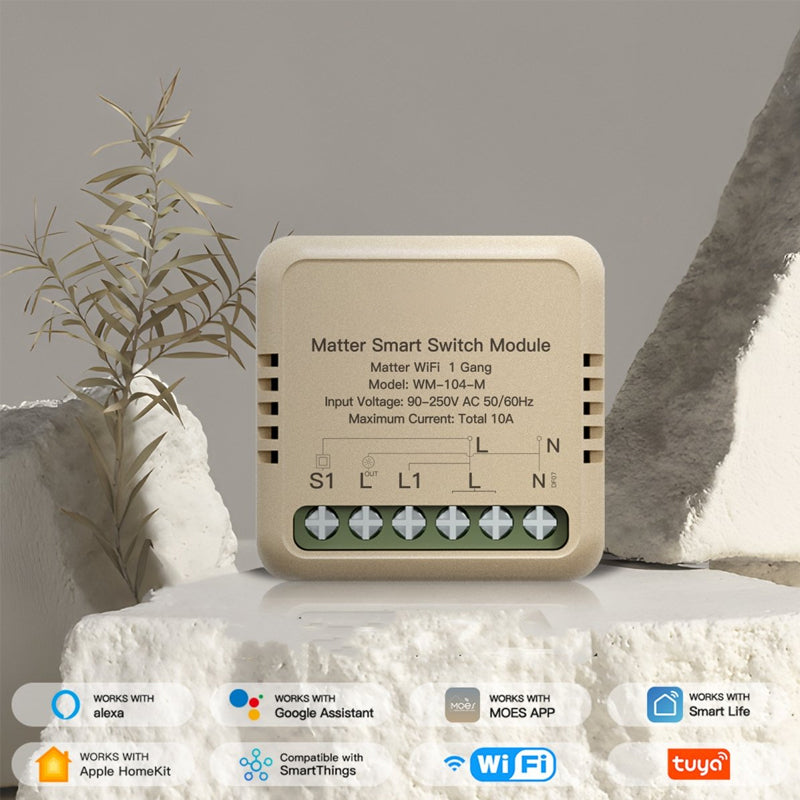 Smart WiFi Switch Controller – Remote & Voice Control