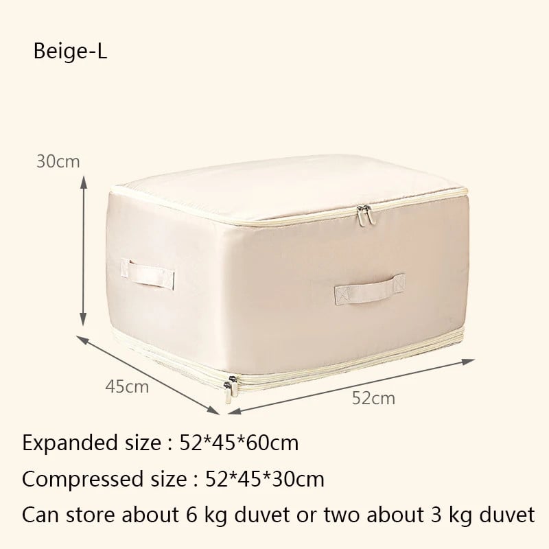 Suuri kapasiteetti kompressiivinen pussilakana säilytyspussi