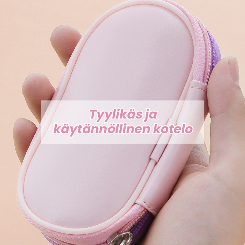 Pieni Meikkiharjasetti Sivellinkotelolla