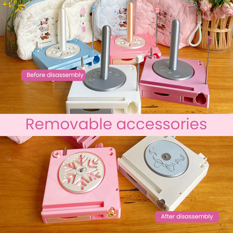 Shiny Portable Multi-purpose Yarn Spool Box