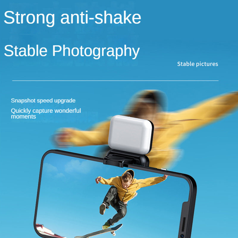 Selfie-tikkujalusta, jossa on täyttövalo