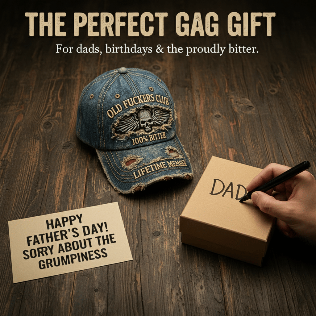 🧢Old F Club – Vintage baseball cap