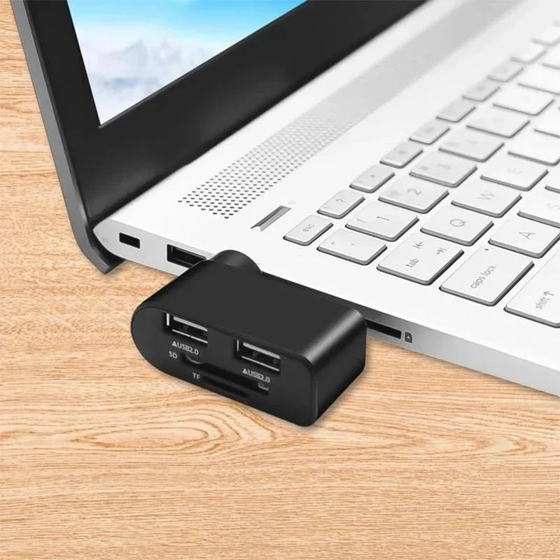4 in 1 pyörivä USB-keskitin
