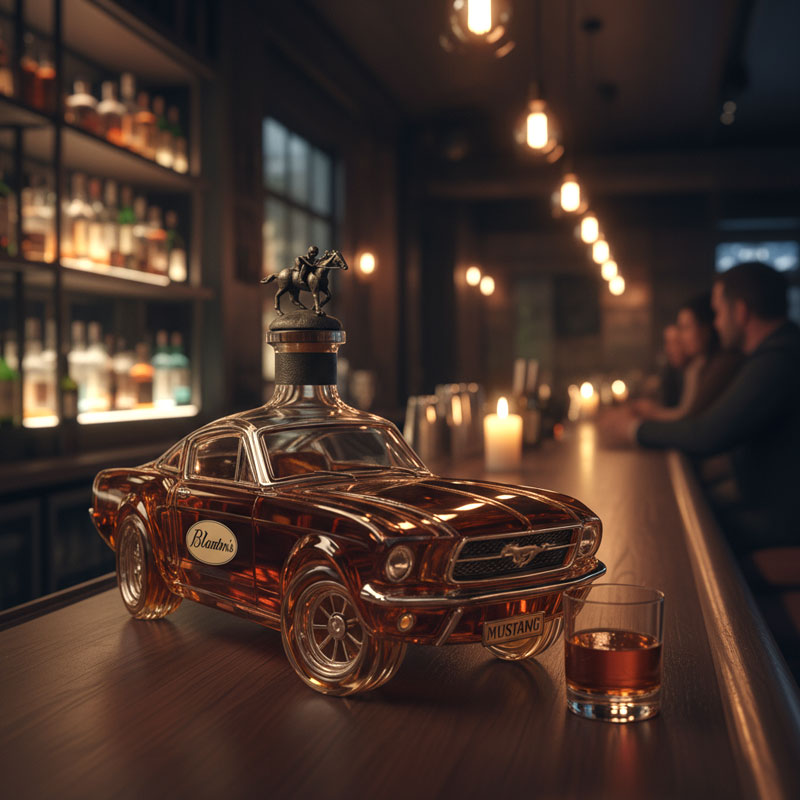 🥃Mustang Whiskey Bottle