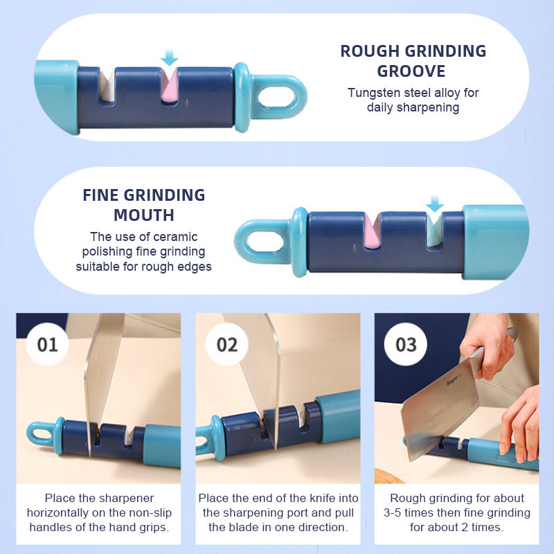 2-in-1 kuorinta ja teroitin 💡 | Helppo kuorinta + nopea teroitus