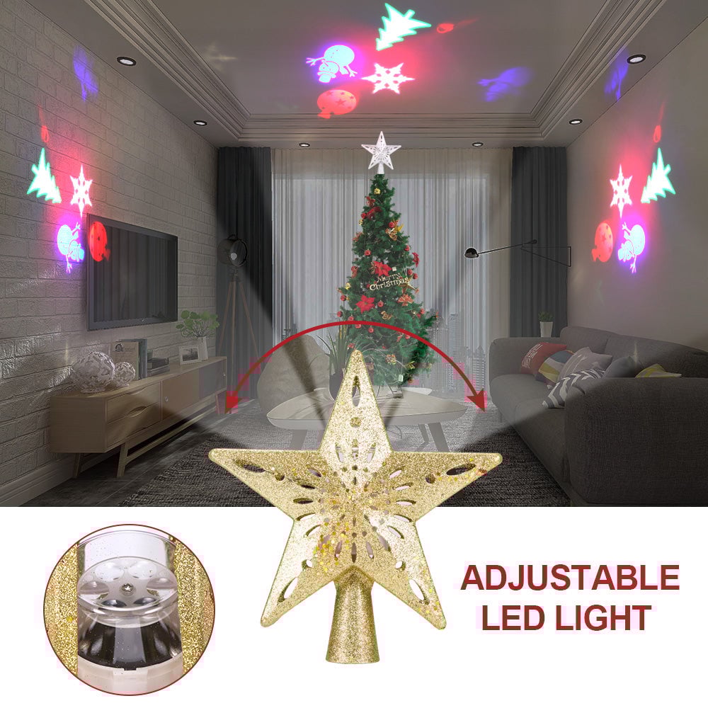 🎄Joulu -49% alennus🎅Lumimyrsky Pentagram-projektorilamppu