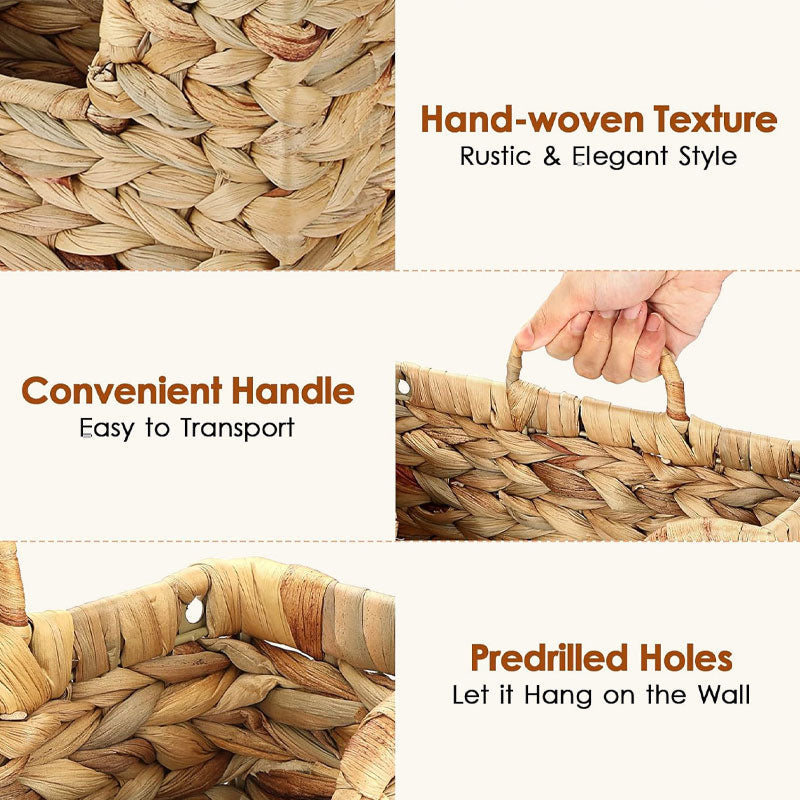 Handwoven Rattan Storage Basket