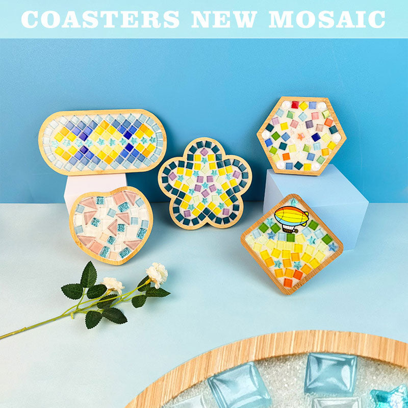 Diy käsintehdyt lasiset lasinaluset