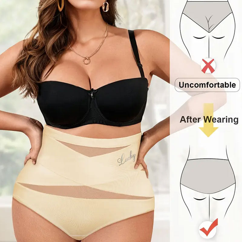 ⏰Viikoittainen erikoismyynti: Osta 1 saat 1 ilmaiseksi🌸Suuri koko korkea vyötärö vatsa Control alushousut