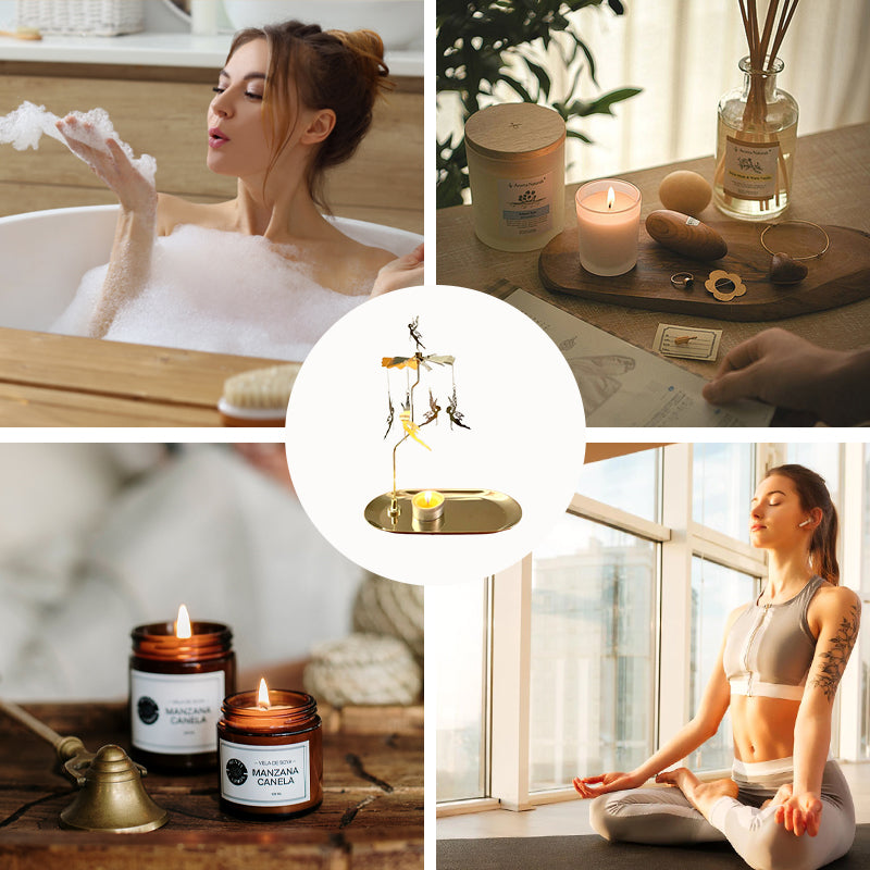 Automatic Rotating Aromatherapy Candle Ornaments