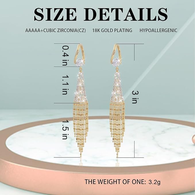 Kullatut timanttikorvakorut Tupsukorvakorut