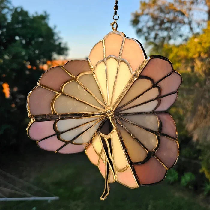 ☀️Tyylikäs maalattu lasinen pyörivä koriste🎐