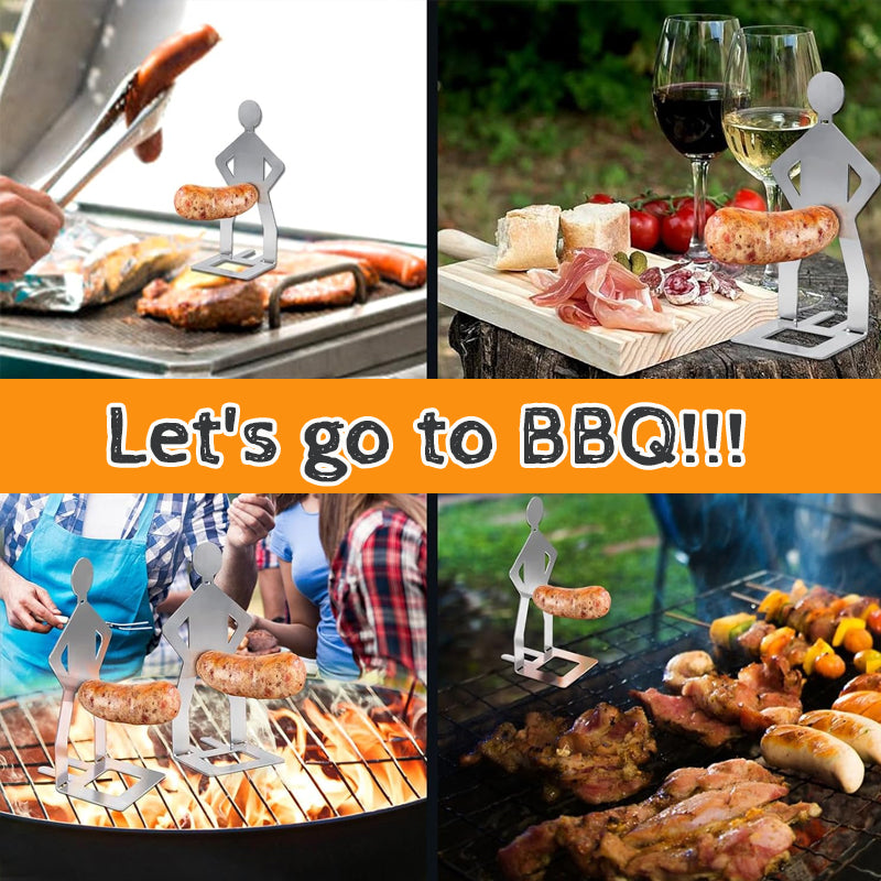 Outdoor Human-Shaped Sausage Grill