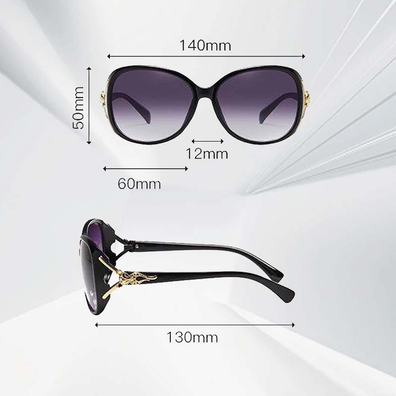 💕2025 Räjähdys💕Naisten ylisuuret muotiaurinkolasit