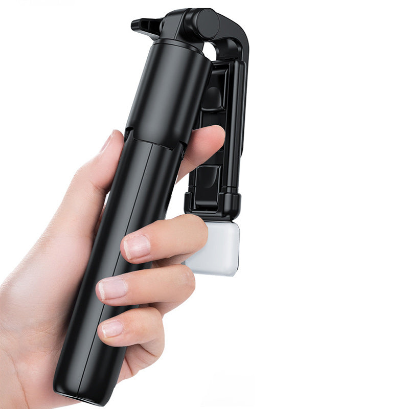 Selfie-tikkujalusta, jossa on täyttövalo