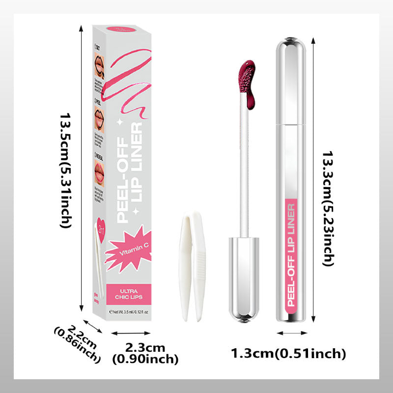 💋 Peel-Off Long-Lasting Lip Liner &Gloss