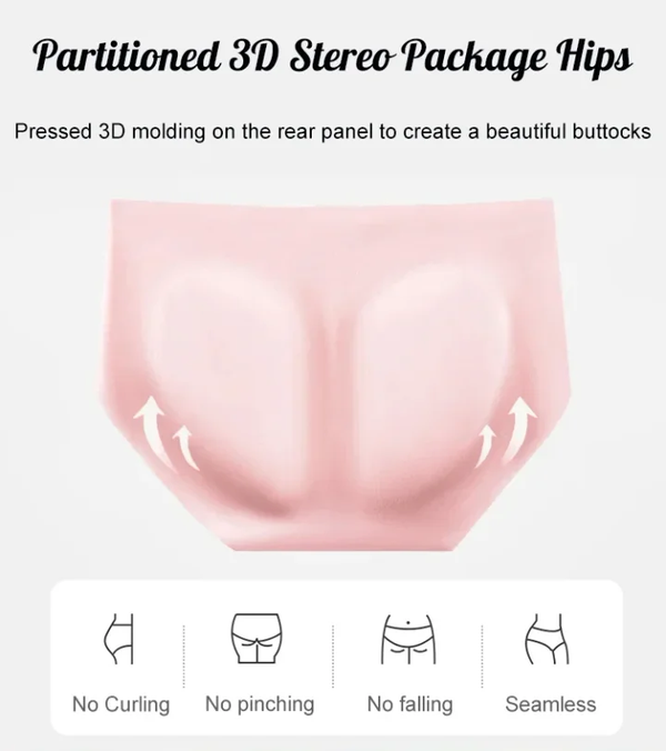 ( 🎁 2025 Nytår varmt salg 70% rabat🎁) Betal1 Få 2 (3pack) Premium Satin Antibakteriel Ice Silk Fugtabsorberende trusser