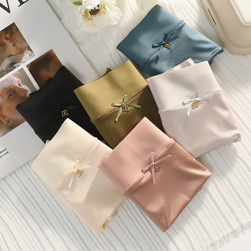( 🎁 2025 Nytår varmt salg 70% rabat🎁) Betal1 Få 2 (3pack) Premium Satin Antibakteriel Ice Silk Fugtabsorberende trusser