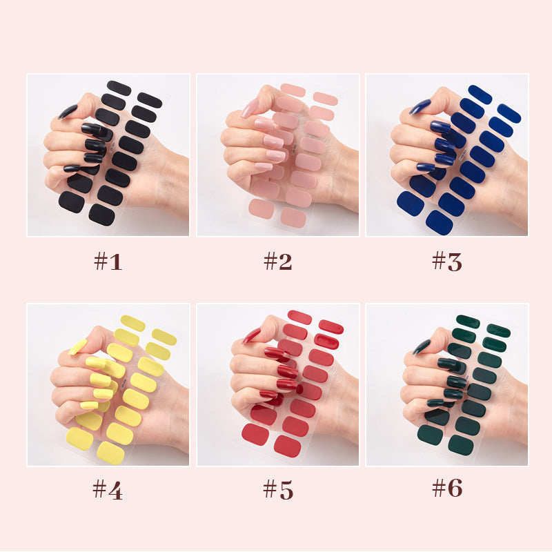 Puolikovettunut geeli Strip Manikyyri Full tarra