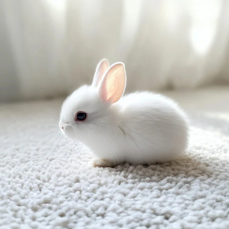 🐇Viimeinen päivä myynti 60% pois🐇Pörröinen realistinen kani lelu lelu