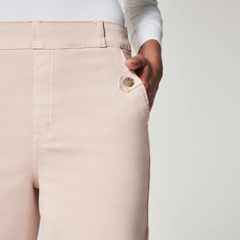 🔥2025 kuuma myynti🔥Stretch Twill leikatut leveälahkeiset housut