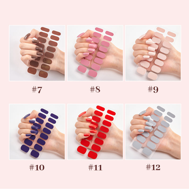 Puolikovettunut geeli Strip Manikyyri Full tarra