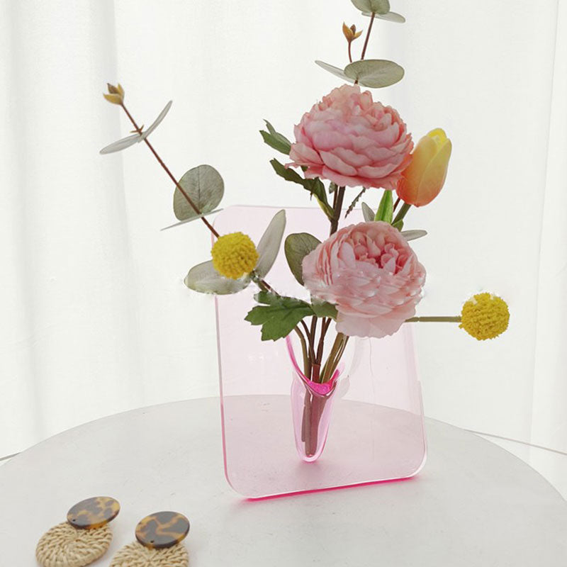 Akryyli valokuvakehys maljakko Flower Arranger