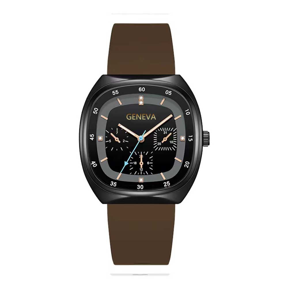 Vedenpitävä, moderni, neliömäinen kvartsikello