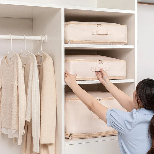 Suuri kapasiteetti kompressiivinen pussilakana säilytyspussi